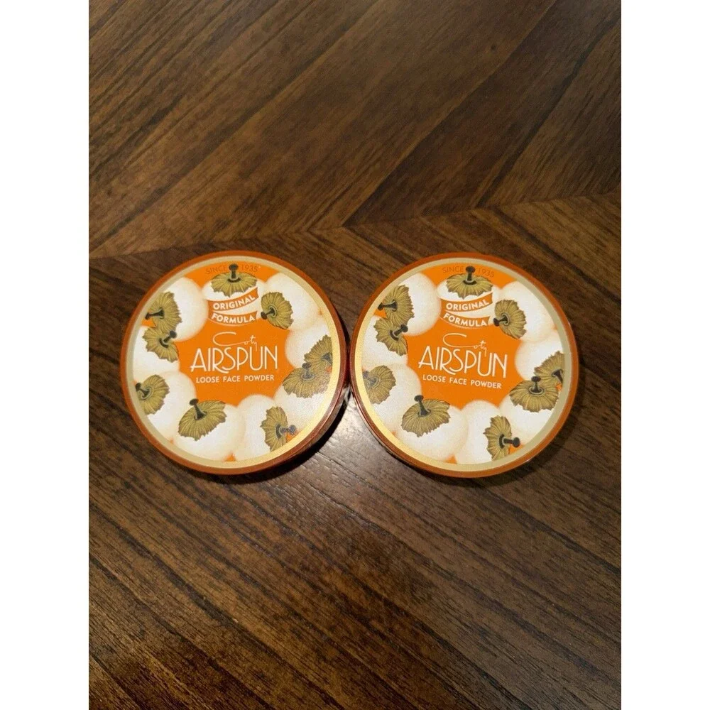 lot of 2 Coty Airspun Face Powder Translucent Extra Coverage tone 2.3oz 070-41